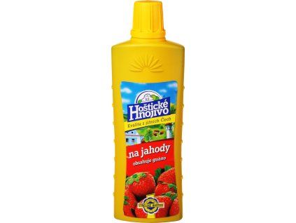 hosticke tekute jahody 500 ml s guanem