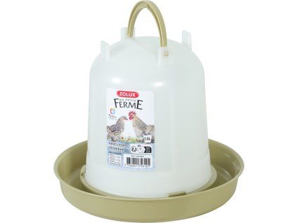 Žlab pitný pro drůbež 1,5l zelená Zolux