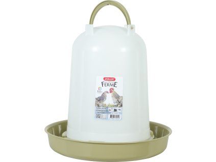 Žlab pitný pro drůbež 10l zelená Zolux