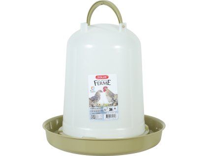 Žlab pitný pro drůbež 8l zelená Zolux