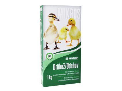 Mikrop Mikros Drůbež s vitamíny plv 1kg krabička