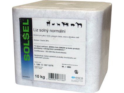 Liz solný SOLSEL Normal bílý 10kg