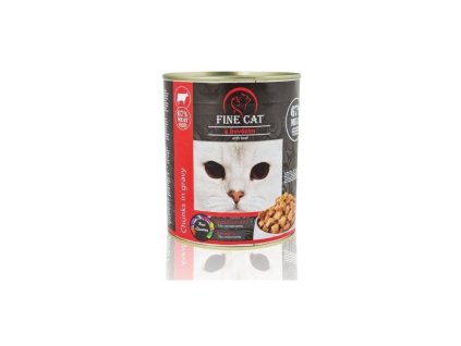 6700 2 fine cat s hovezim 830g konzerva