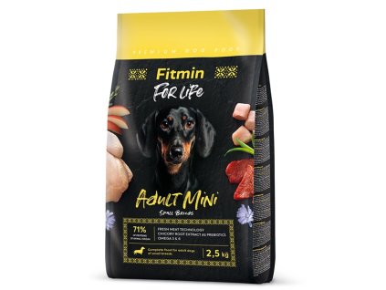 Fitmin dog For Life Adult Mini 2,5kg (exp:9/25)