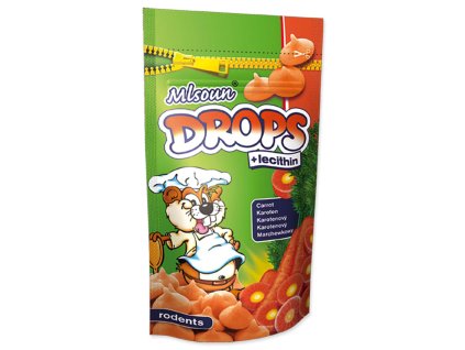 Pochoutka Dafiko Mlsoun mrkvové dropsy 75g (exsp:12.2.26)