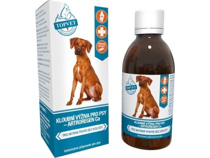 Kloubní výživa sirup pro psy TOPVET 200ml