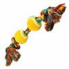 hracka dog fantasy barevna 2 knoty 2 tenisaky 35 cm default