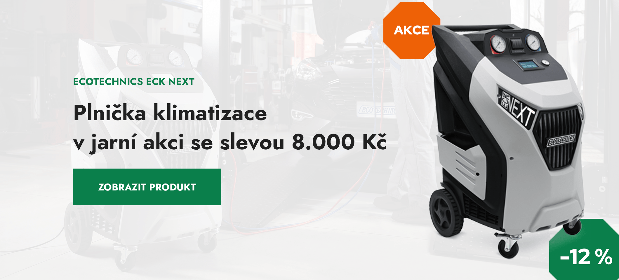 Plnička klimatizace ECOTECHNICS ECK NEXT s akční cenou