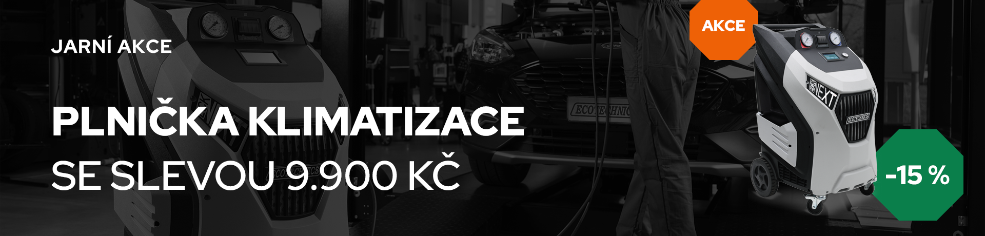 Plnička klimatizace ECOTECHNICS ECK NEXT za zvýhodněnou cenu