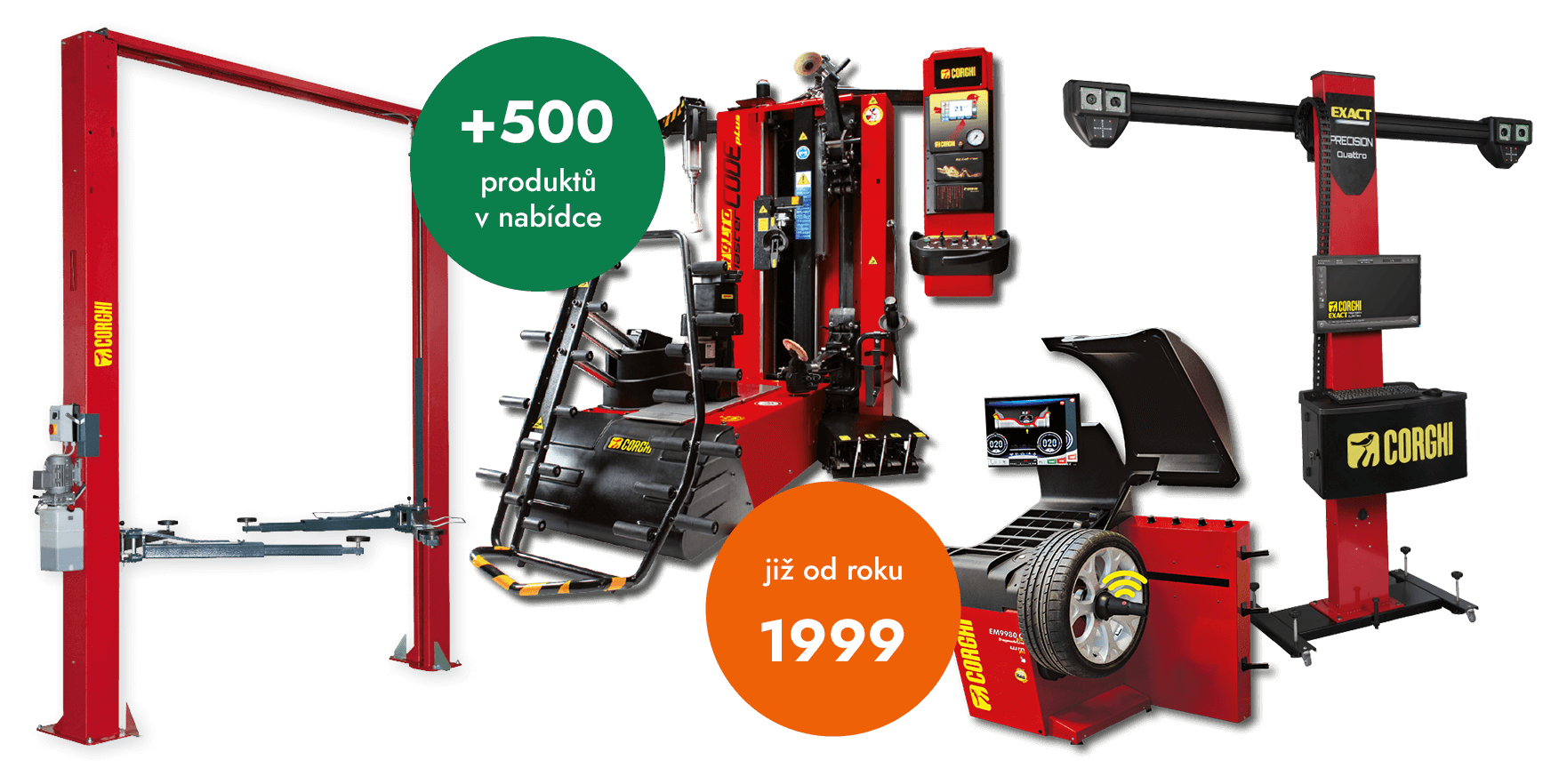 Vybavení autoservisů a pneuservisů od firmy PROFO HK, a.s. z Hradce Králové