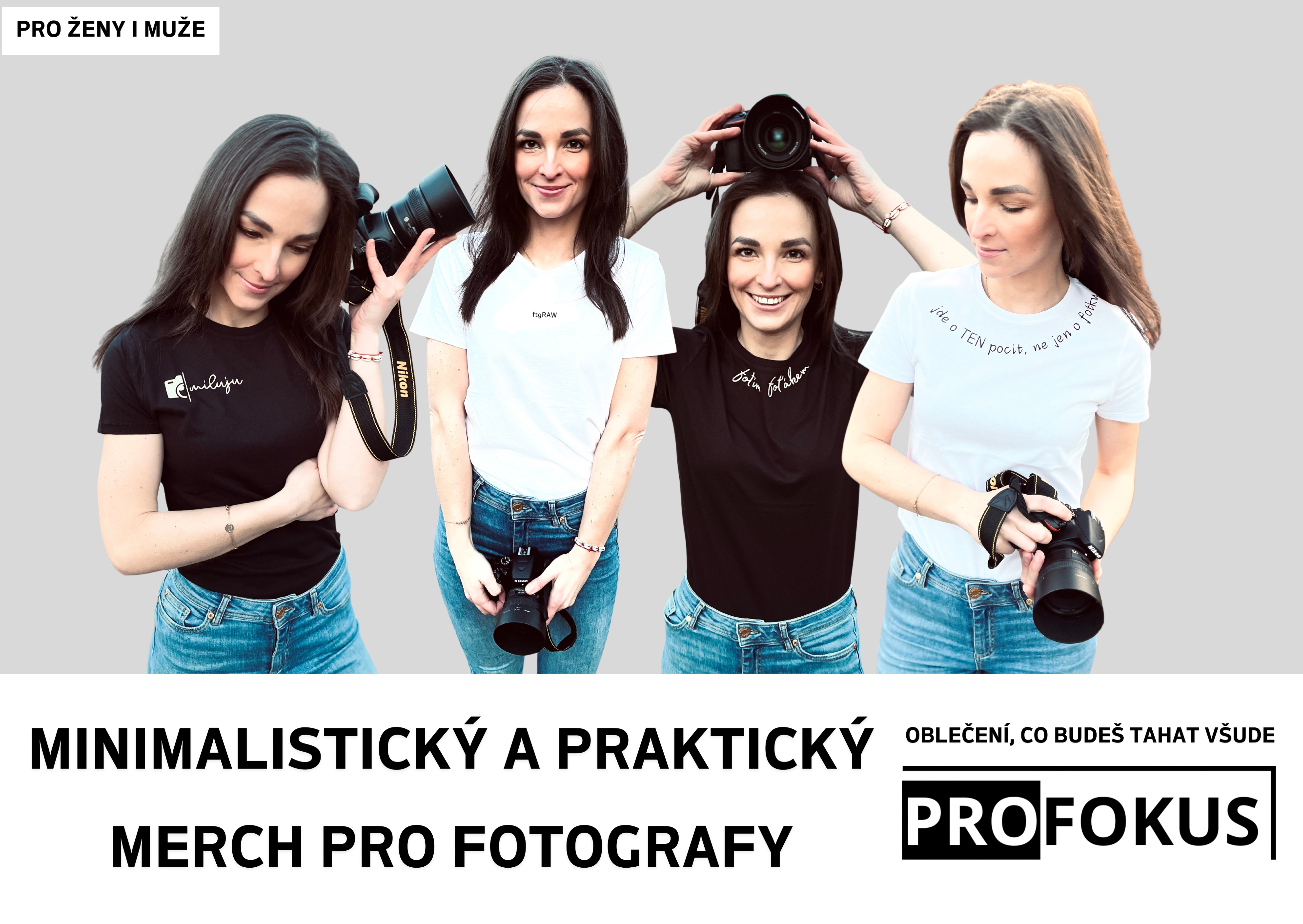 trička pro fotografy