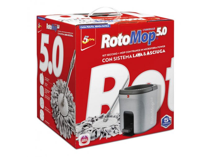 Super5 RotoMop 5.0 scatola SX grigio grigio X GRUPPO