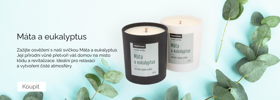 Máta a eukalyptus