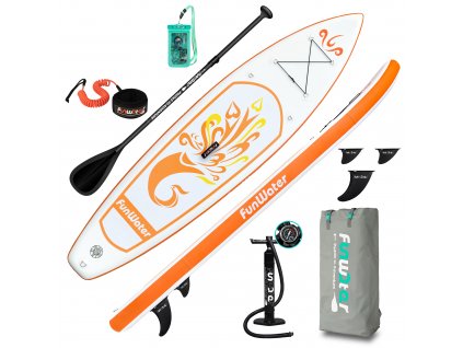 FunWater nafukovací paddleboard Rainbow Peacock