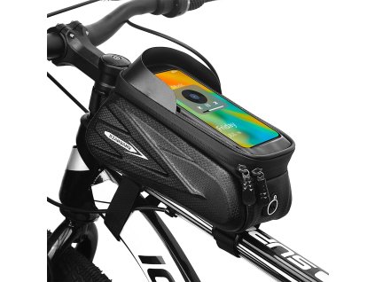 Rzahuahu cyklo taška na riadidlá s vodoodolným krytom na mobil