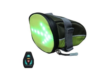 8382 zadna cyklo taska so smerovym led svetlom a dialkovym ovladacom