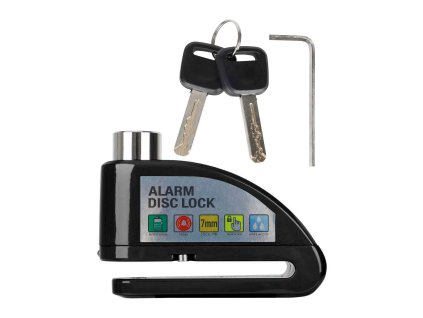 Alarmový zámok na kotúč so zvukovou signalizáciou