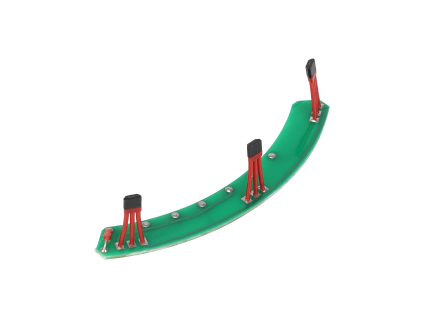 Hall senzor motora pre Ninebot Max G2 – PCB doska