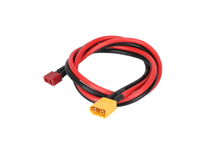 XT60 (samec) na T konektor (samica) adaptér kábel 70 cm – 12AWG