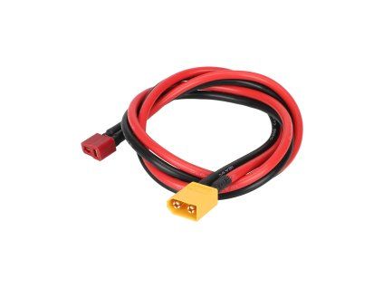 XT60 (samec) na T konektor (samica) adaptér kábel 70 cm – 12AWG