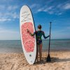 FunWater nafukovací paddleboard CAMOUFLAGE - ružová