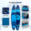 Nafukovací paddleboard FunWater BlueBase 385*85*15cm