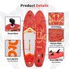 Nafukovací paddleboard FunWater Grapefruit 350*90*15cm