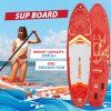 Nafukovací paddleboard FunWater Grapefruit 350*90*15cm