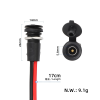 Nabíjací konektor DC 5.5×2.1 mm s krytkou