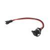 DC napájací konektor 5.5×2.1 mm (samica) → 2-pin JST-SM (samec) pre elektrické kolobežky