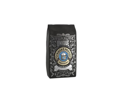 ŠTRBSKÉ PRESSO zrnková káva Unique Silver arabica 100% / robusta 0%