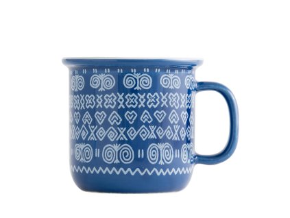 Keramický HRNČOK ŠP ČIČMANY Modrý Veľký