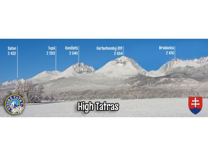High Tatras panoráma zima 2