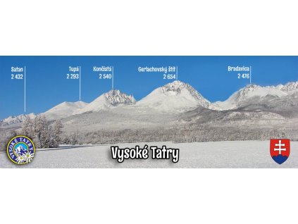 Vysoké Tatry panoráma zima 2