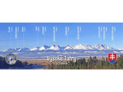 Vysoké Tatry panoráma zima