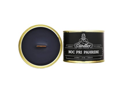 Sójová sviečka "Noc pri pahrebe" 140 g