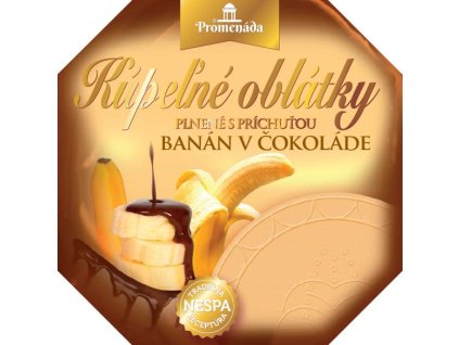 PROMENÁDA OBLÁTKY banán v čokoláde