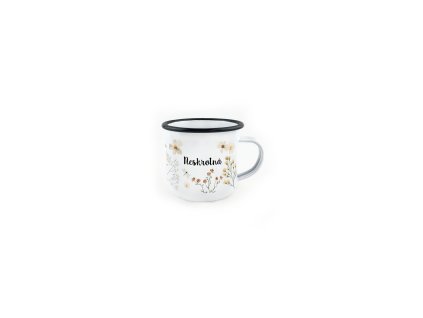 SMALTOVANÝ HRNČEK NESKROTNÁ - MINI ĽÚBENÉ
