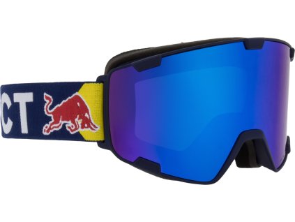 RED BULL SPECT SHELTER-001, matt black/blue snow-smoke with blue Flash