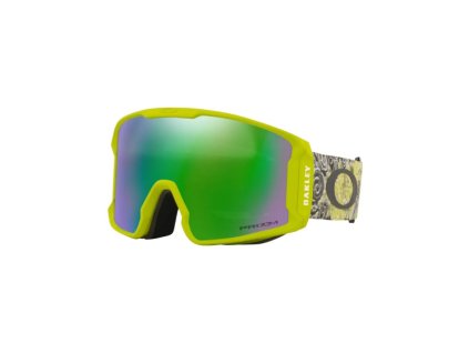 Oakley LINE MINER XL KAZU KOKUBO Goggles Green Floral-Prizm Snow Jade