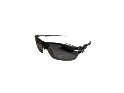 PolarZone slnečné polarizačné okuliare sport alu+mag silver