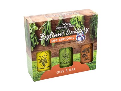 Bylinné Tinktúry - Pre Seniorov set