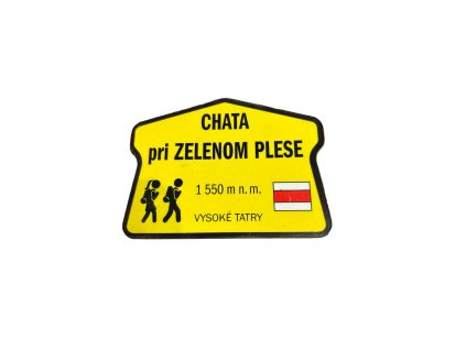 Magnetka drevená Chata pri Zelenom Plese