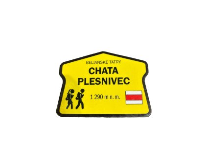 Magnetka drevená Chata Plesnivec
