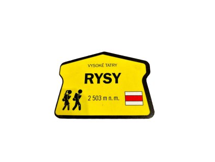 Magnetka drevená Rysy