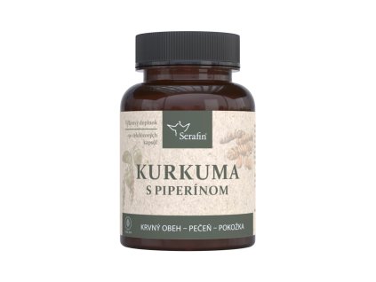 Kurkuma s piperínom - prírodné kapsuly