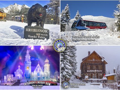 Magnetka koláž Ľadový dóm 2024/2025