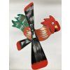 Drevená vrtuľka Kohúť červený