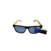 PolarZone slnečné polarizačné okuliare bamboo blue