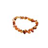 Náramok z minerálnych kameňov KARNEOL kamienky sekané